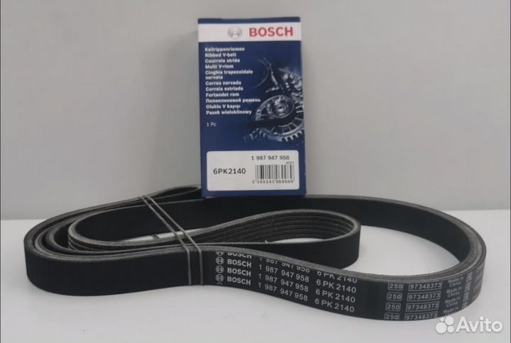 Ремень поликлиновый bosch 1987947958