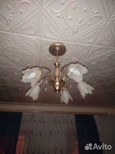 Люстра потолочная бу