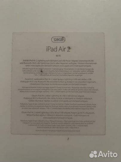 Планшет apple iPad air 2