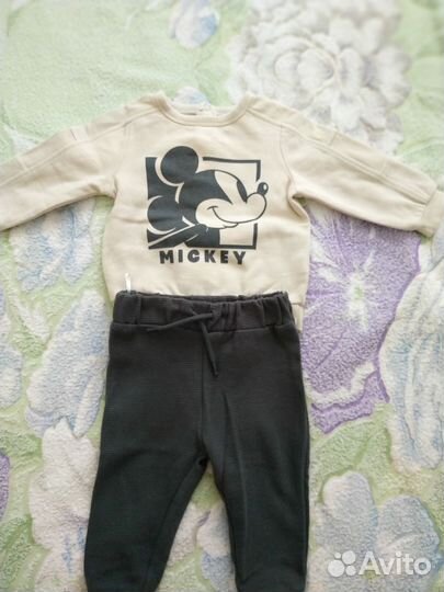 Комплект толстовка и штаны с микки