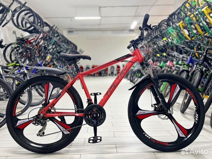 Велосипед на литых дисках