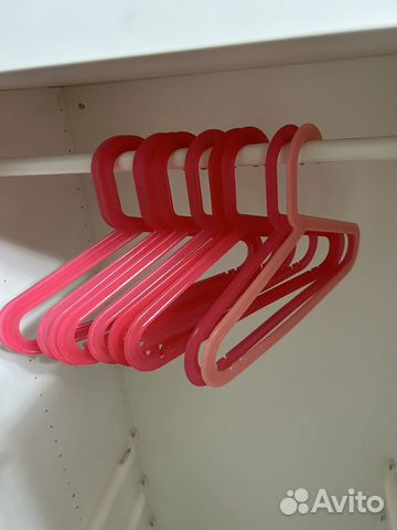 Вешалки плечики IKEA детские Икеа розовые