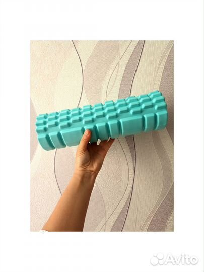 Ролл для МФР 30*9 голубой рифленый