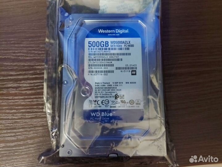 Жесткий диск hdd Western Digital 500GB
