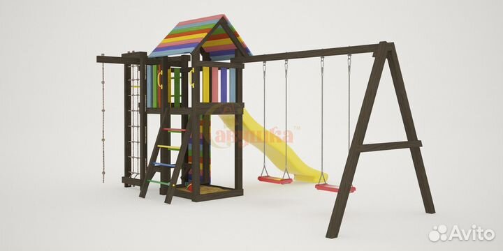 Детская площадка Савушка Мастер 10 (Brown Color)