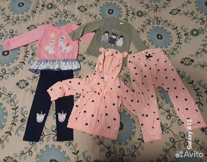 Пакет одежды на девочку, 92-98