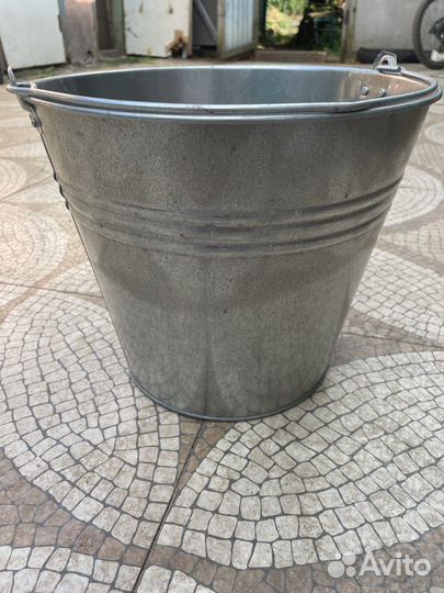 Ведро оцинкованное