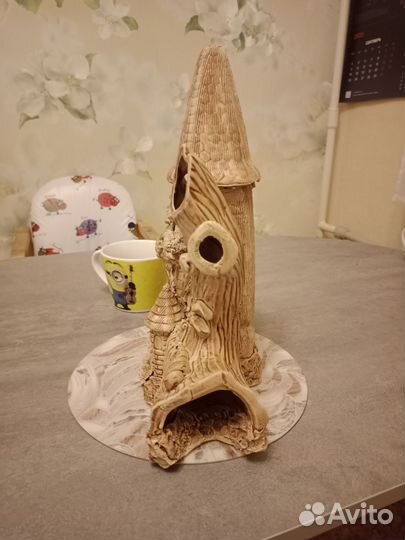 Замок для аквариума, аквариумные растения