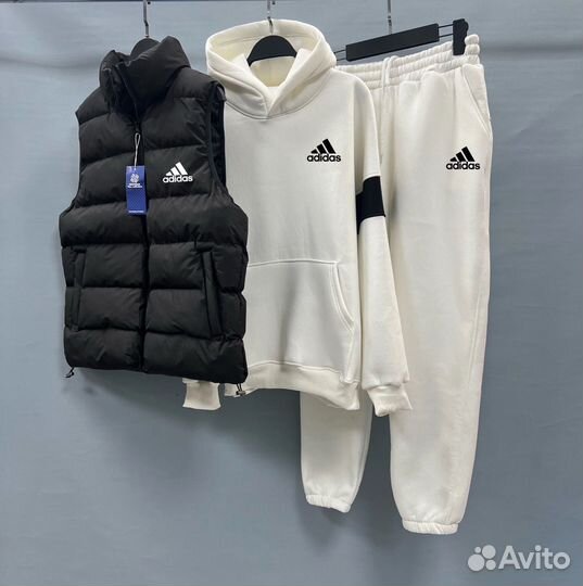 Флисловый костюм adidas
