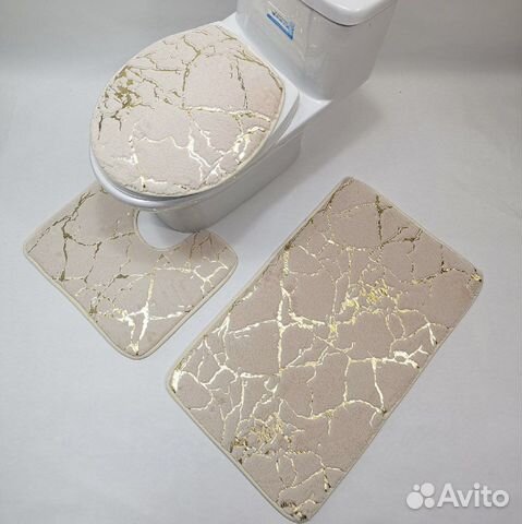 Коврики для ванн из 3 частей