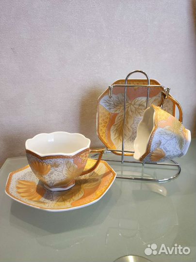 Чайная пара с подставкой
