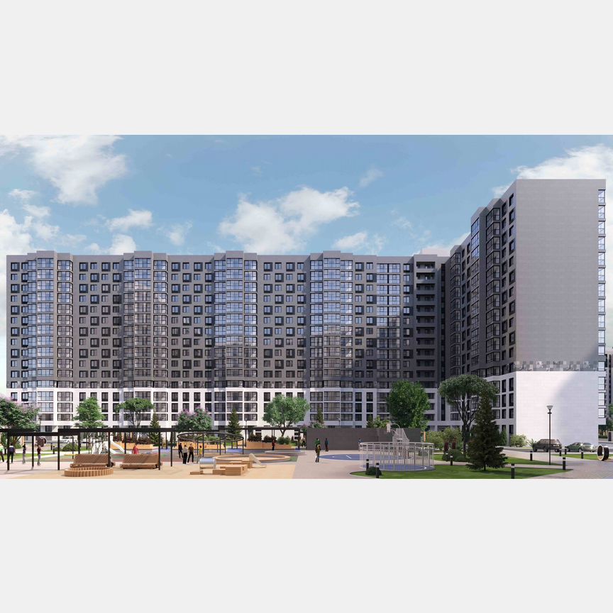 Квартира-студия, 29,8 м², 12/16 эт.