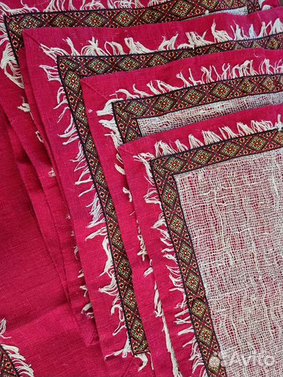 Скатерть и салфетки лен