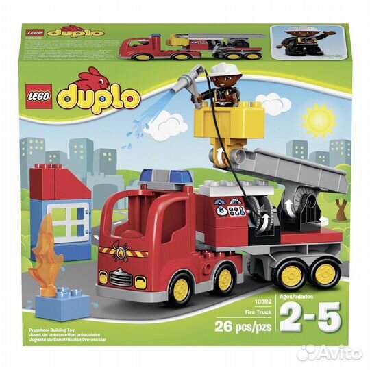 Лего Дупло 10592 Пожарный грузовик
