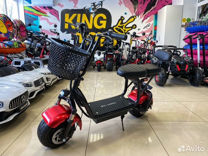 Электроскутер Wolong C1 PRO 1000W Ver 1.1