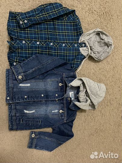 Джинсовка/ рубашка 116размер