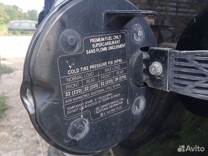 Лючок бензобака Mercedes W163 ML