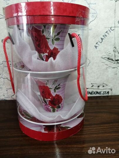 Сервиз чайный, кофейный 2шт разные