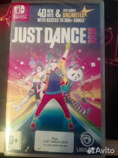 Just Dance 2018 Switch новый в пленке