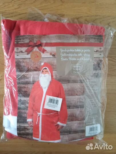 Костюм деда мороза мужской