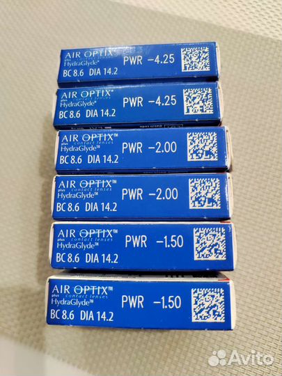 Линзы контактные