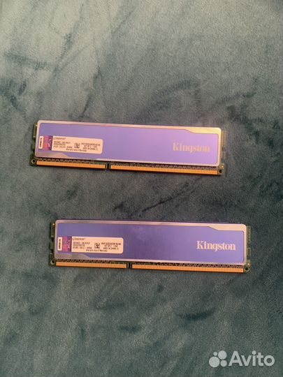 Оперативная память ddr3 4гб каждая hyper blu