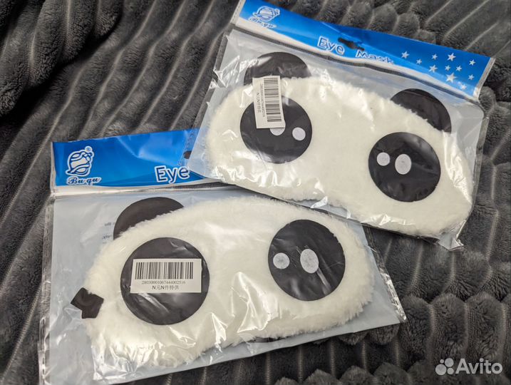 Маска для сна панда