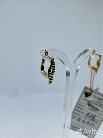 Золотые серьги