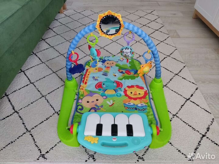 Детский коврик развивающий Пианино Fisher Price