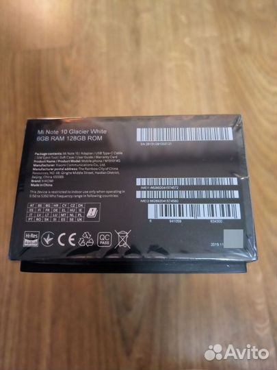 Xiaomi Mi Note 10 Lite, 6/128 ГБ