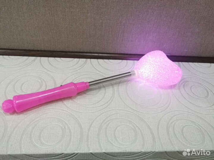 Палочка светящаяся на пружине