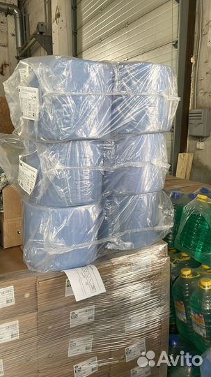 Протирочная бумага синяя