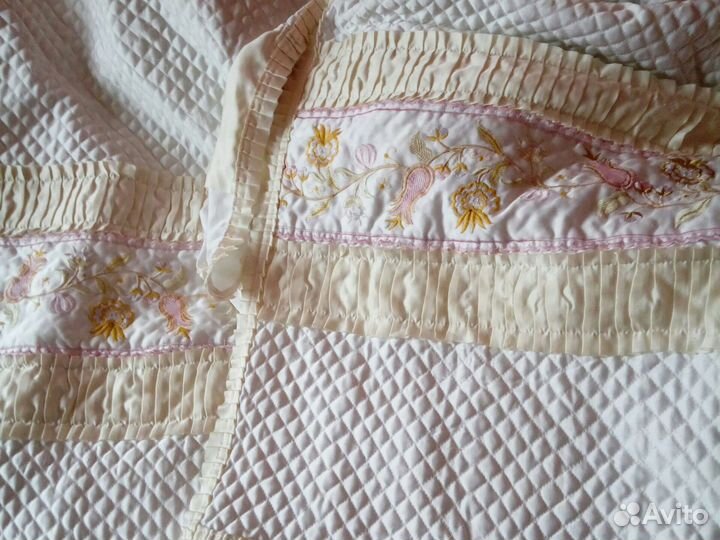 2 х спал.покрыв.Вышивка круж.Новое икеяУпаковке