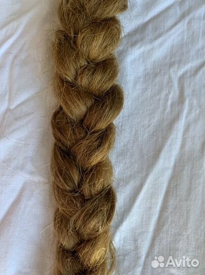 Коса из натуральных волос