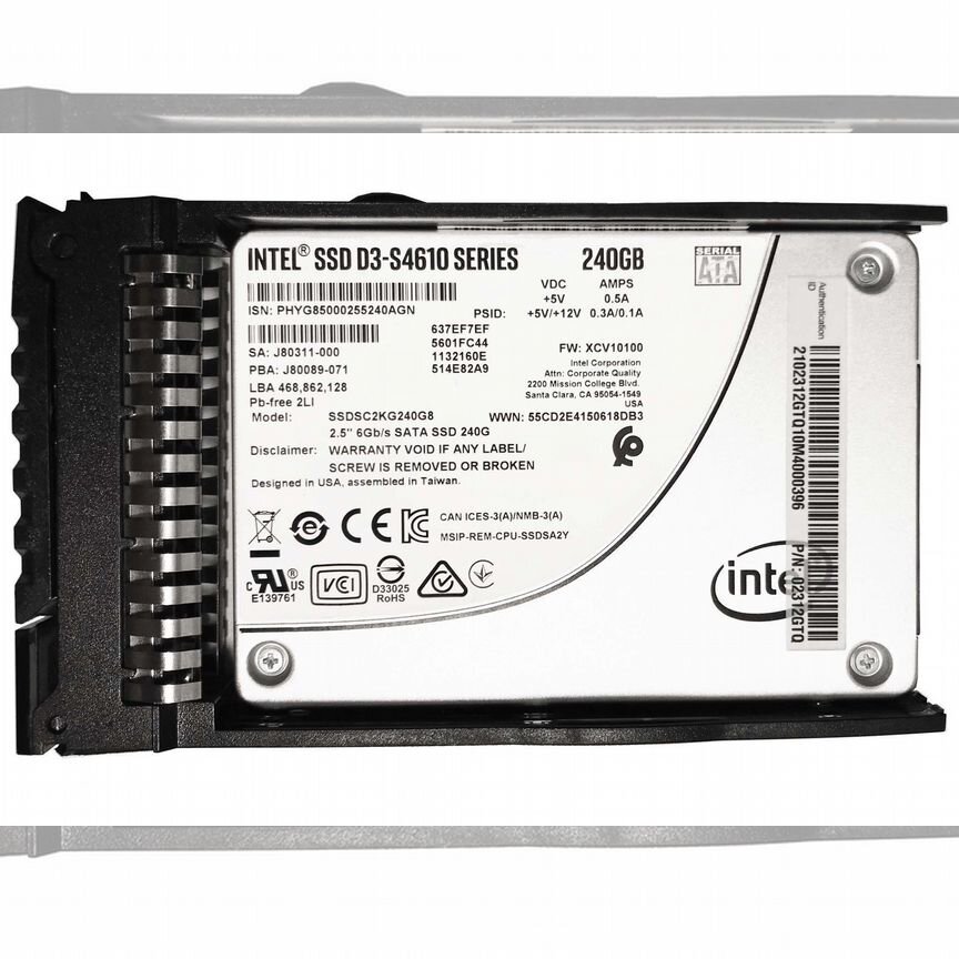 [02312GTQ] Жесткий Диск Huawei 240gb Sata2,5" Ssd 02312gtq