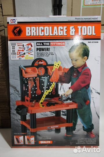 Игровой набор инструментов Bricolage & Tool