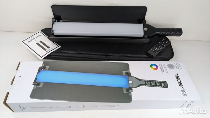 Осветитель для фото видео RGB 60w со шторками