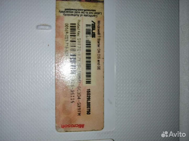 Нетбук asus eee pc