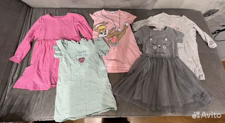 Пакет вещей для девочки 110р