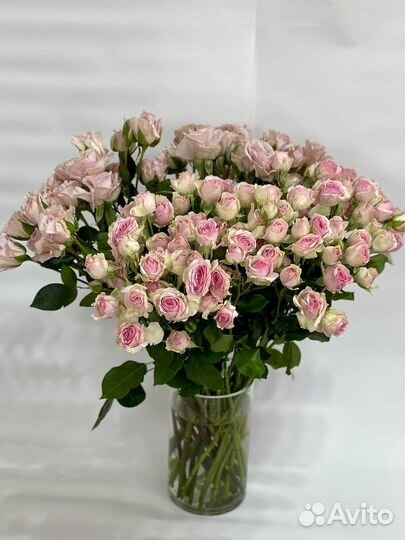 Букет кустовая роза цветы доставка Flowers124