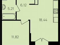 1-к. квартира, 44,7 м², 10/19 эт.