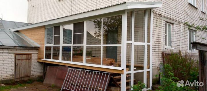 Входная группа. Алюминиевые перегородки