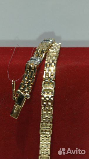 Золотой браслет 19 размер