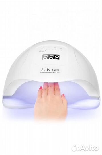 Гибридная LED/UV лампа для гель лака SUN x5 80вт