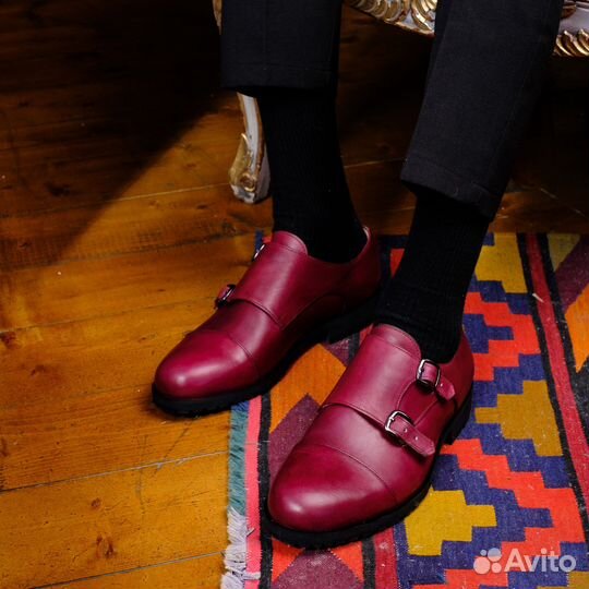 Туфли мужские кожа Монки