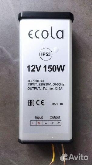 Блок питания 12V 150W для ленты