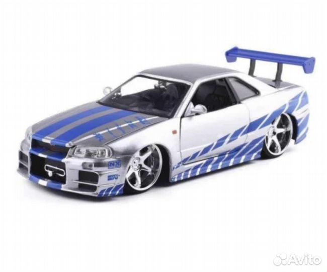 Нисан Скайлайн GTR r34,игрушка для детей