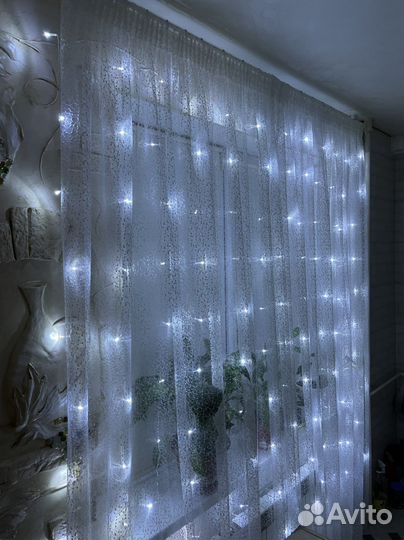 Гирлянда штора новые