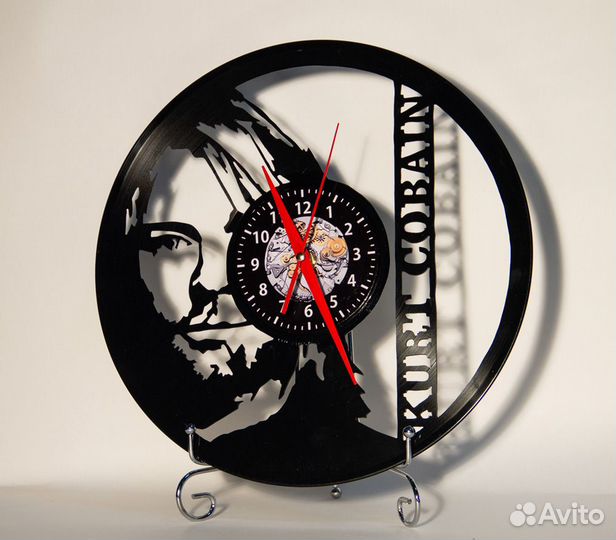 Nirvana. Часы из виниловой пластинки