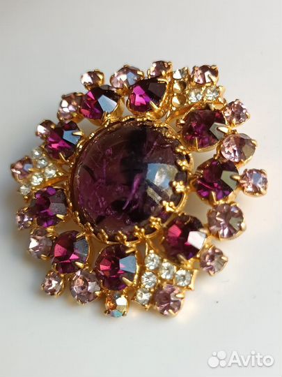 Брошь винтаж Чехия СССР